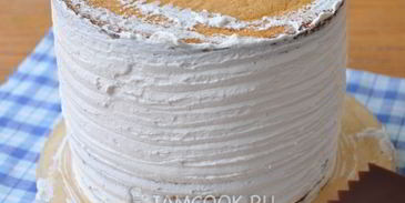 черно-белый торт-суфле