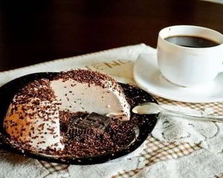 Диетическое суфле с горьким шоколадом