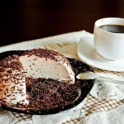 Диетическое суфле с горьким шоколадом