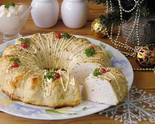 Куриное суфле в духовке