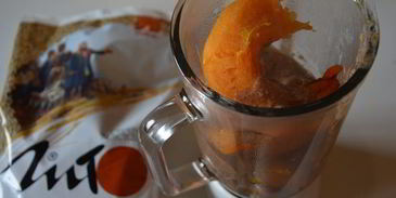 пряное тыквенное суфле с отрубями