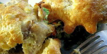 рыба в сырном суфле