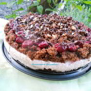 Рецепт Шоколадного кухэ с нежнейшим вишневым кремовым суфле