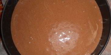 шоколадный кухэ с нежнейшим вишневым кремовым суфле