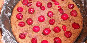 шоколадный кухэ с нежнейшим вишневым кремовым суфле