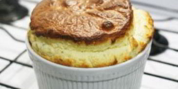 суфле из кабачков с индейкой под соусом