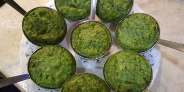 суфле из шпината и моркови