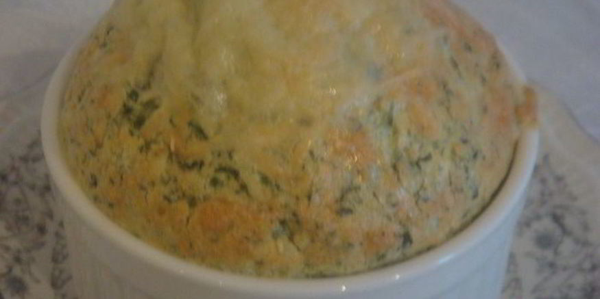 Рецепт суфле из шпината с пармезаном