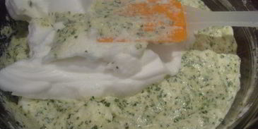 суфле из шпината с пармезаном