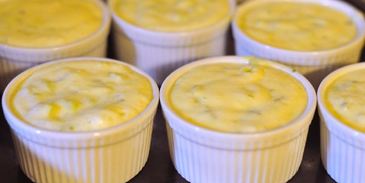 суфле с чеддером и кабачками