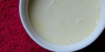 творожно-лимонное суфле под растопленным шоколадом