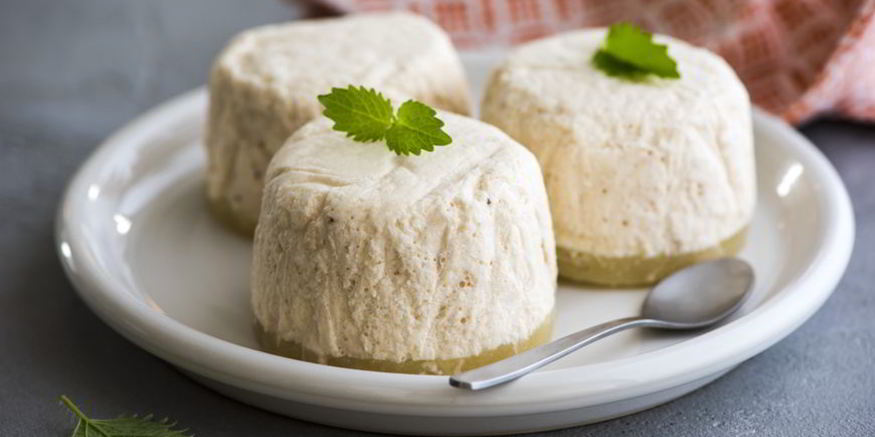 Рецепт творожного суфле с ананасом и бананом