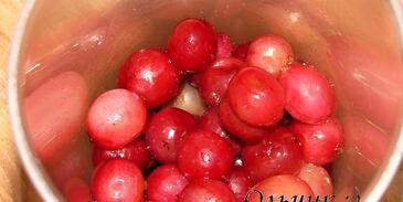 творожное суфле с крыжовником и шоколадом