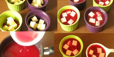 сыр в ягодном желе