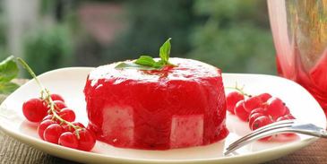 сыр в ягодном желе
