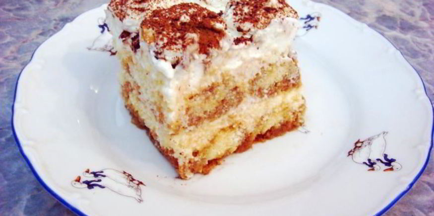 Рецепт домашнего классического тирамису с маскарпоне