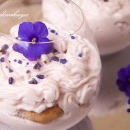 Рецепт Фиалкового Тирамису без сырых яиц