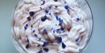 фиалковое тирамису без сырых яиц