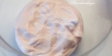 фиалковое тирамису без сырых яиц