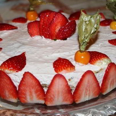 Кофейно-клубничный тирамису