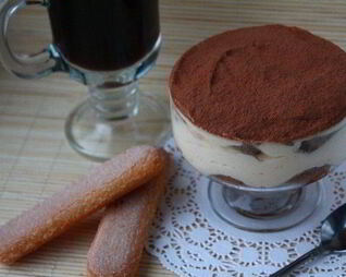 Кофейный тирамису с коньяком