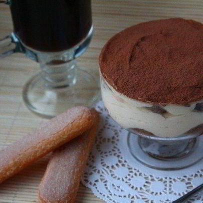 Кофейный тирамису с коньяком