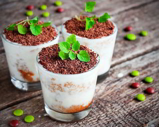 Парфе Тирамису с маскарпоне и шоколадом