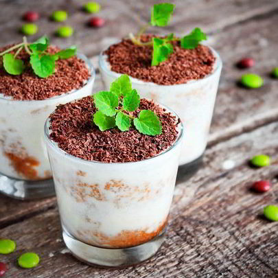 Парфе Тирамису с маскарпоне и шоколадом