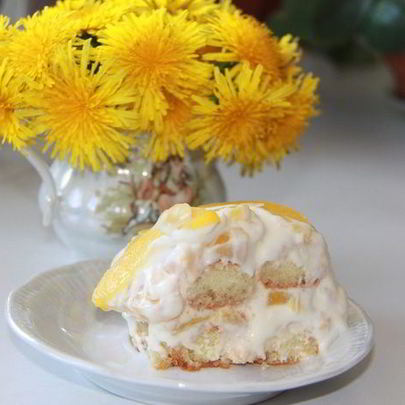 Персиковый тирамису