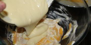 персиковый тирамису