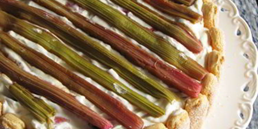 Рецепт ревенного тирамису