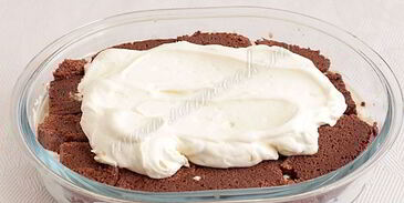 тирамису на шоколадном бисквите без яиц