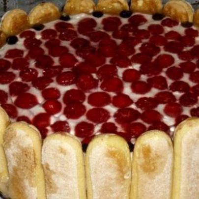 Тирамису с малиной