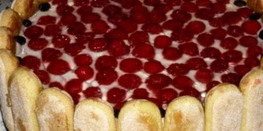 Рецепт тирамису с малиной