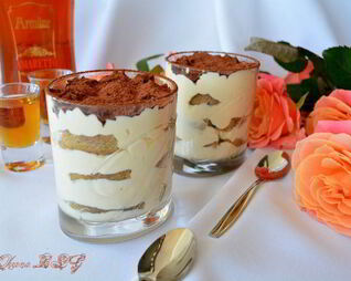 Тирамису со вкусом амаретто