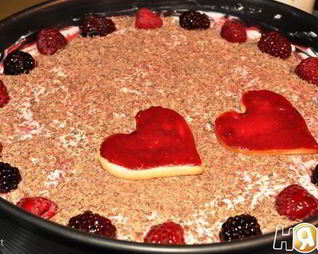 Ягодный торт-тирамису