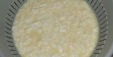 творог из молока и кефира