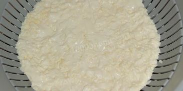 творог из молока и кефира