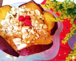 Творожно-фруктовый десерт