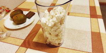 фрукты в зефирном креме