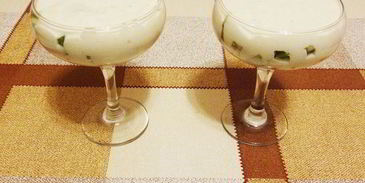 фрукты в зефирном креме