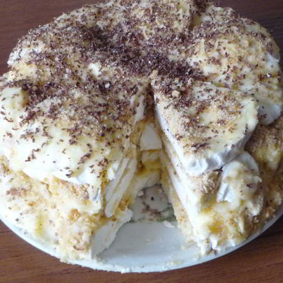 Зефирный торт