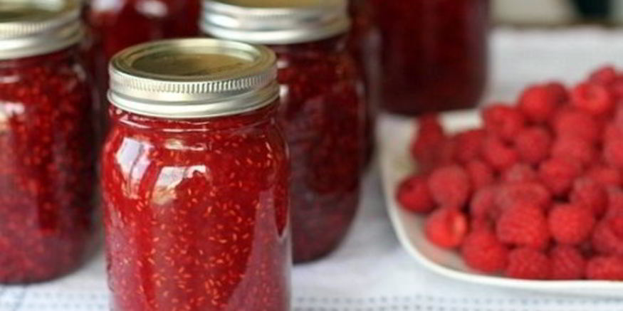 Рецепт желе из малины без варки