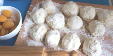 абрикосовые клецки из вахау