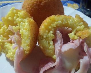 Аранчини с прошутто