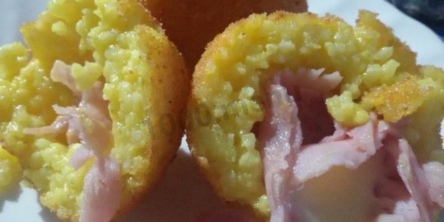 Рецепт аранчинь с прошутто