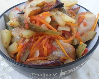 Азу из курицы