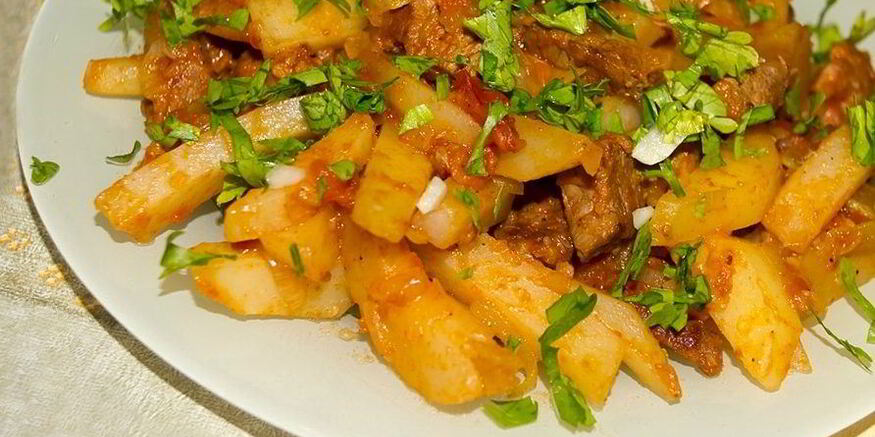 Рецепт азу по-татарски в мультиварке