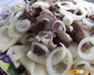 Бешбармак из говядины