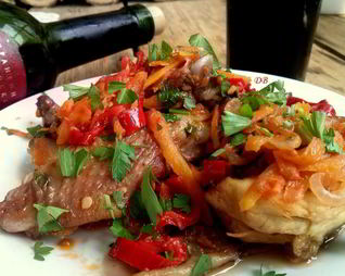 Чахохбили из курицы по-грузински